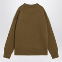 Ami Paris maglione di lana Bronze Ami De Coeur