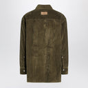 Camisa de veludo cotelê bronze Ami Paris