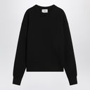 Ami Paris Black Ami De Coeur crewneck sweatshirt