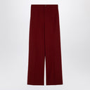 Pantalones palazzo de lana burdeos LouLou De Saison