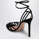 Aquazzura Wild Dream 105 black velvet sandals