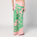 ETRO Wide printed trousers in silk blend