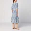 ETRO Flared midi dress with multi-coloured print