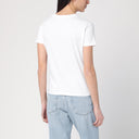 ETRO weißes T-Shirt mit Logo-Stickerei