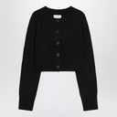 LouLou De Saison Black cropped cashmere cardigan