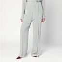 Alberta Ferretti Palazzo pants in ice color crêpe