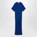 Ferragamo Long blue dress with draping