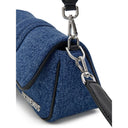 Blue Cotton Handbag