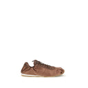 Brown Viscose Low Top Sneakers