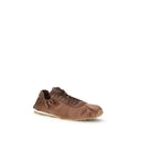 Brown Viscose Low Top Sneakers
