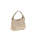 Cream Calf Leather Bos Taurus Shoulder Bag