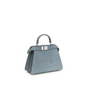 Light Blue Calf Leather Bos Taurus Shoulder Bag