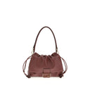 Bordeaux Calf Leather Bos Taurus Shoulder Bag