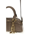 Gray Calf Leather Bos Taurus Shoulder Bag