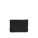 Black Fabric Clutch Bag