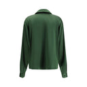 Bicolor Silk Polo Shirt