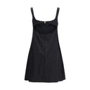 Black Cotton Casual Dress