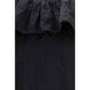 Black Cotton Casual Dress