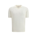 White Cotton Polo Shirt