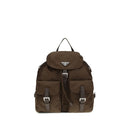 Brown Recycled Polyamide Backpack
