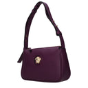 Purple Leather Shoulder Bag