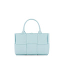 Blue Lamb Leather Tote Bag