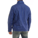 Blue Linen Full-Length Jacket