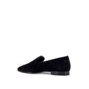 Black Calfskin Slip-On Loafers