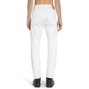 White Cotton Straight-Leg Jeans