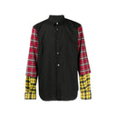 Black Cotton Pattern Shirt