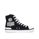 Black Canvas High Top Sneakers