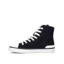 Black Canvas High Top Sneakers