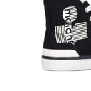 Black Canvas High Top Sneakers