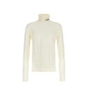 White Polyester Turtleneck