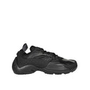 Black Polyethylene Athletic Sneakers