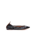 Black Calfskin Ballet Flats