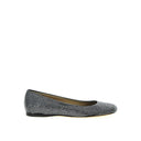Black Goatskin Ballet Flats