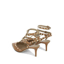 Brown Calfskin High Heel Pumps