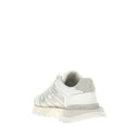White Fabric Athletic Sneakers