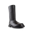 Black Calfskin Boots