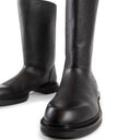 Black Calfskin Boots