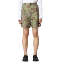Bicolor Cotton Bermuda Shorts