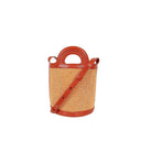 Orange Cotton Backet Bag