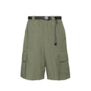 Bicolor Polyamide Cargo Shorts