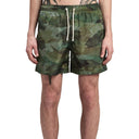 Bicolor Polyester Swim Shorts