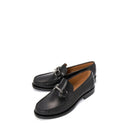 Black Calfskin Slip-On Loafers