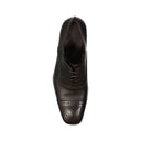 Brown Calfskin Oxfords And Derbies