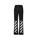 Black Cotton Casual Pants