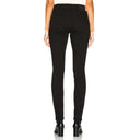 Black Cotton Skinny Jeans