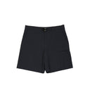 Black Cotton Bermuda Shorts